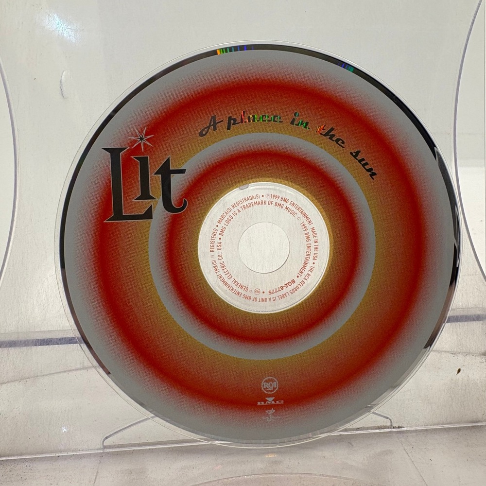 Lit A Place In The Sun CD 1999 RCA BG2-67775 Alternative Rock My Own Worst Enemy